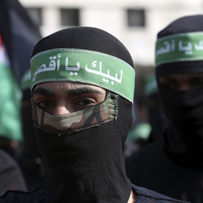 مقاتل من مقاتلي القسام الذراع العسكري لحركة حماس