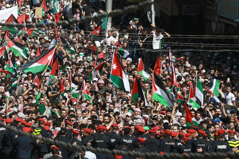مظاهرات دعم غزة 