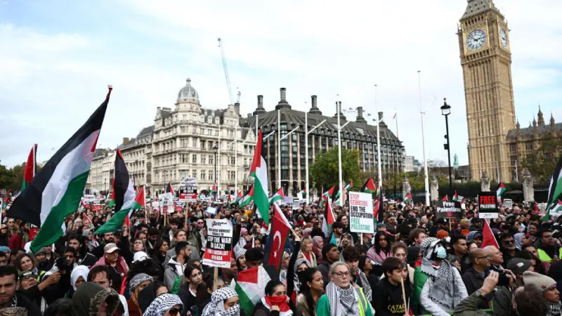 مظاهرات لندن